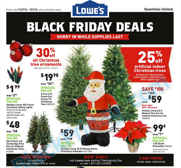 The 2014 Lowe's Black Friday ad is here! bdeal.me/BFLowes2014 #blackfriday #blackfridayad