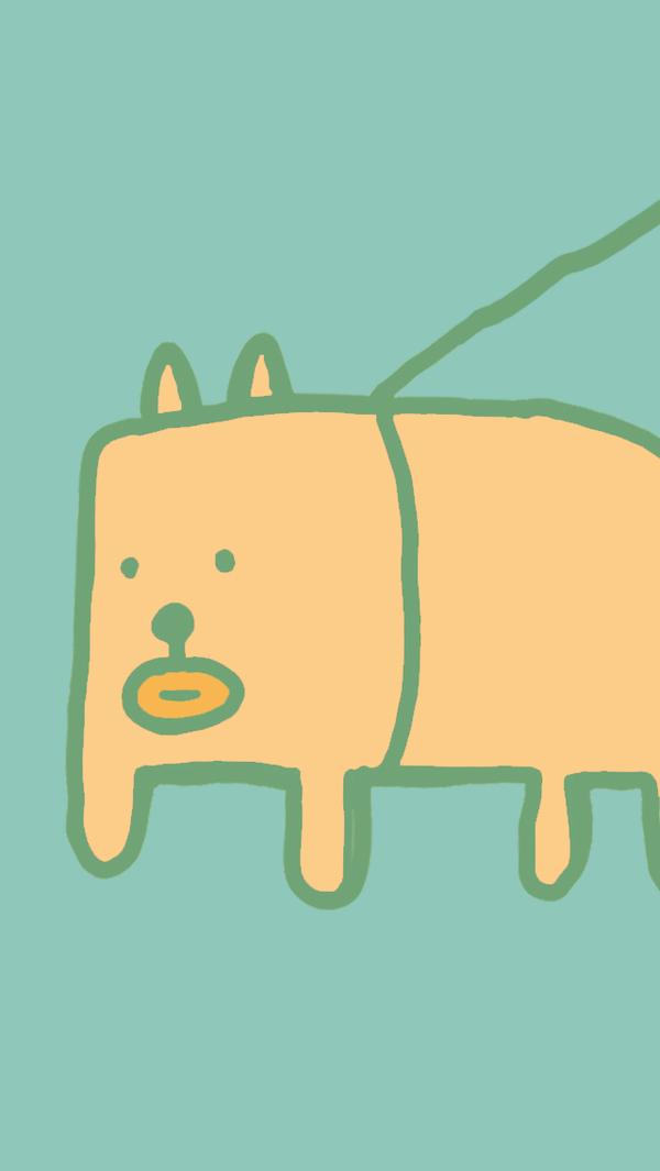 ゆるかわ 田辺誠一さんがlineスタンプ かっこいい犬 のスマホ用壁紙を作ったみたい ダウンロード 保存して自由に使えるよ Pouch ポーチ