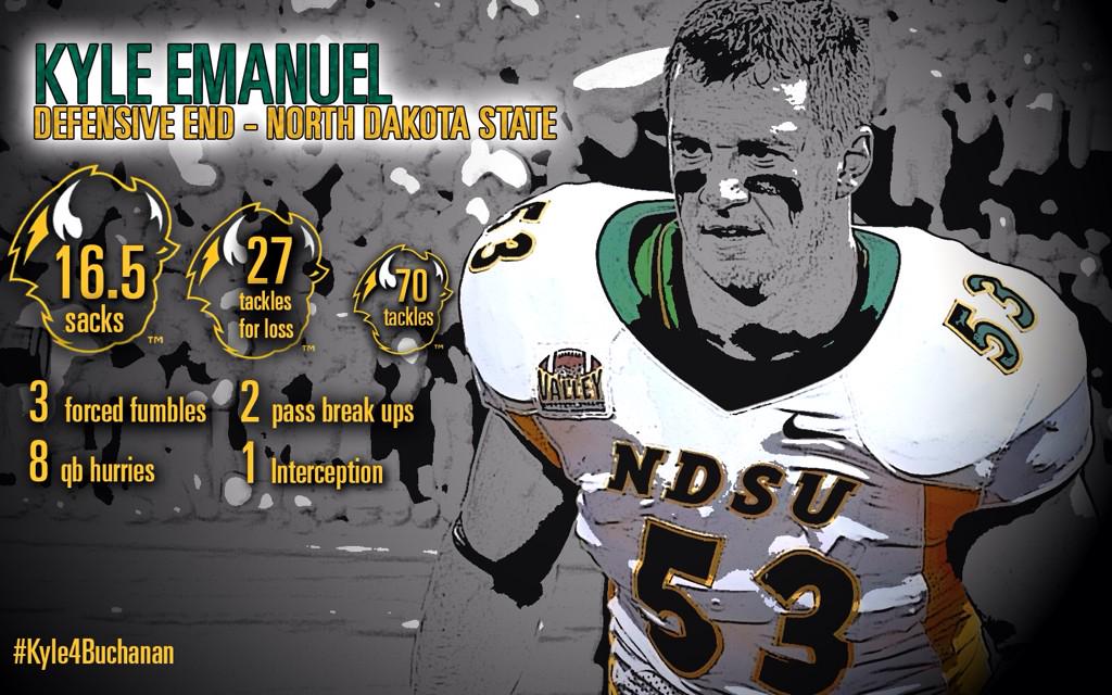 RT if you think Kyle Emanuel is the best defensive player in the #FCS. 

16.5 sacks
27 TFL 
70 tackles
8 QB hurries