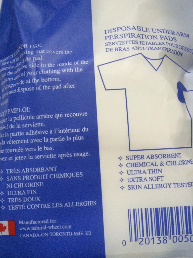 Cornermall247's tweet photo. DEAL !! Deodorant unisex underarm pads for shirts and tops. Check this &amp; retweet http://t.co/sJj9zHm7GF http://t.co/Gtz56phKo1