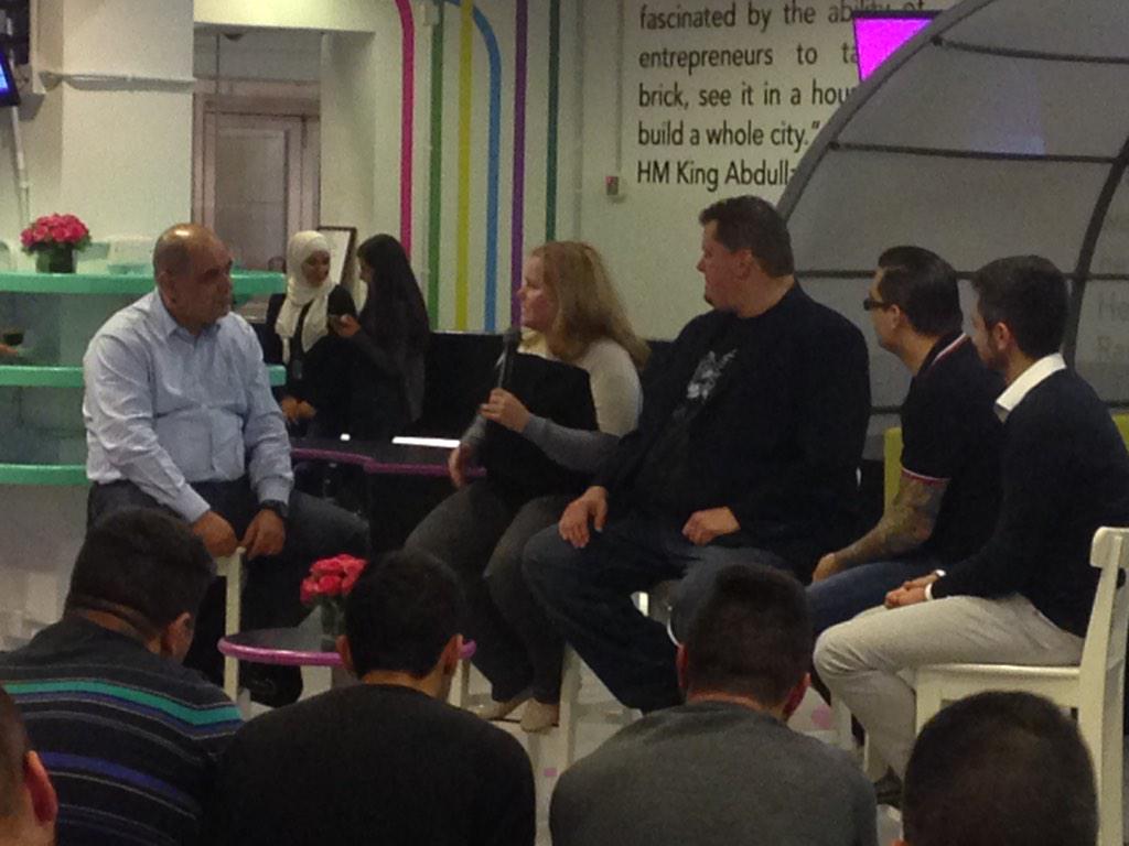 nourkhrais's tweet photo. What Makes a video Game Successful?  Q&amp;A session Zinc @ZainJo @KHBPJo @JoGS2014 http://t.co/MvOJoFR8P8