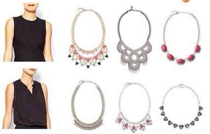nancypho's tweet photo. silver or gold? long or short? let me count the ways #neckline cheat sheet #holidayoutfit #stelladot http://t.co/Q7sAhCnpGg
