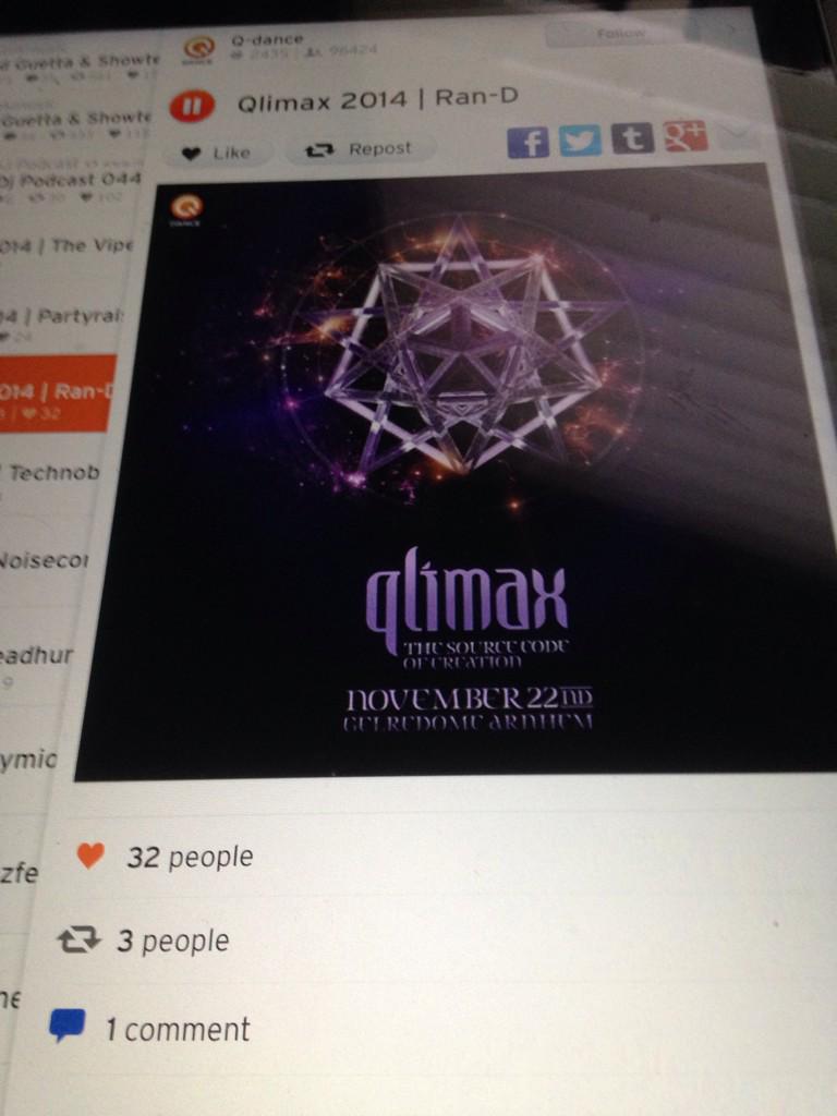 ddcaoili's tweet photo. Time to find out why everyone had such a huge hard on for @djrandofficial set at #qlimax2014 http://t.co/LLIuvM0c3J