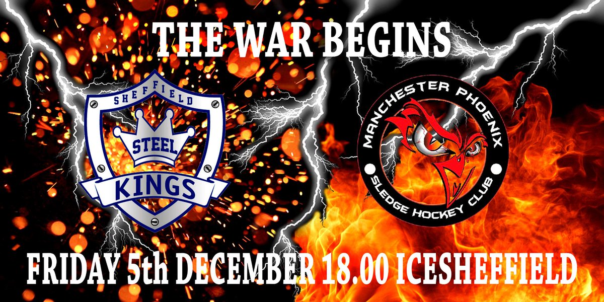 <a href="/Sheffhockeylive/">Paul England</a> Please RT: THE WAR BEGINS 05/12/2014! #Steelkings v @MP_SledgeHockey #WarOfTheRoses #Sledgehockey