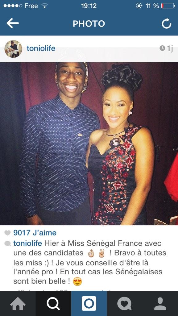 senegalement's tweet photo. @tonio_life @PostBadSenegal Tonio a tt dit #Team221 #MissSenegalFrance @AdounaSenegal http://t.co/jWDpWxA1Hk