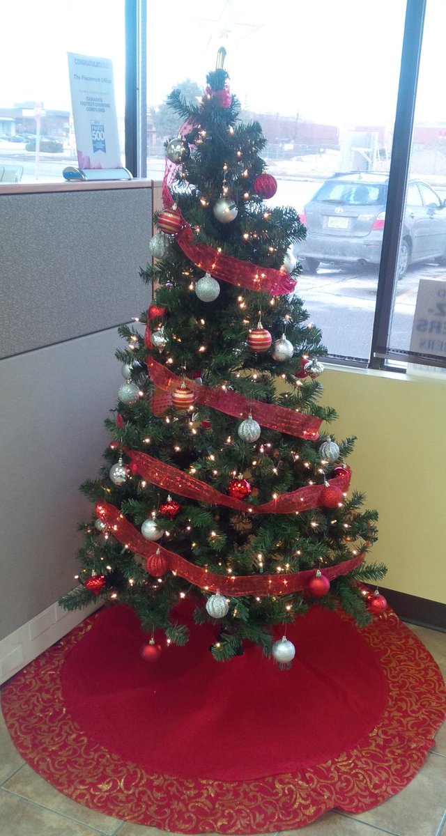 placementoff's tweet image. Ringing in the Holiday Season, The Placement Office put up our tree!  Festive don't you think? #holidaysarecoming