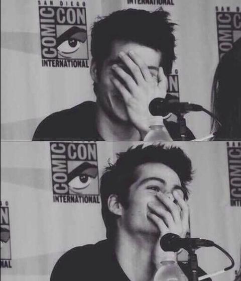 dylanodamnlord's tweet photo. #Imagine Dylans reaction when they show a little clip of you making the worst jokes ever http://t.co/eXUBicKWeO