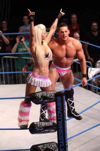 MrPEC_Tacular's tweet photo. WOW, WE LOOK GOOD!

@IMPACTWRESTLING's Top Couple!

I'm UR Knight in Shining #PinkSpandex!

@ActualALove #JessiesGirl http://t.co/AIU39oQFlW