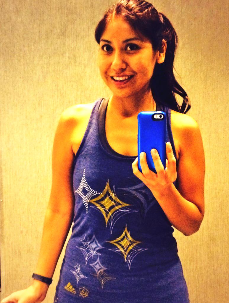 SillyBolivian's tweet photo. #Morningafter #gymselfie. Still gotta represent @LAGalaxy. β¨ππβ½οΈ #iwokeuplikethis #BodyWorksPlusAbs @LAFitness http://t.co/y935AyEn0v