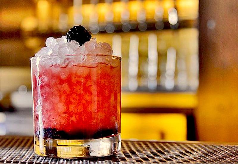 “<a href="/TheChestnutClub/">The Chestnut Club</a>: The Blackberry Honey Sour features bourbon, blackberries, honey and lemon. ”yum!