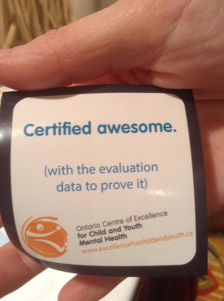 CYMHA_ON's tweet photo. (He has the evaluation data to prove it). #ianmanion #CMHO14 http://t.co/rsfrGNf0S1