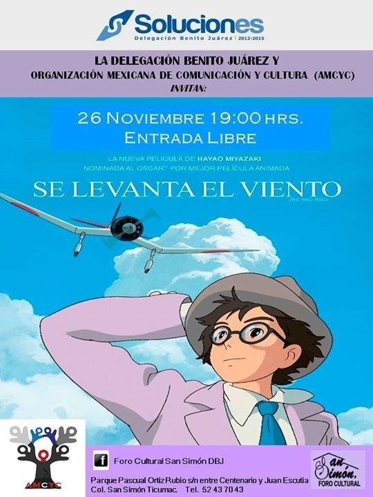 @maguimartinez @SocialBJ <a href="/CulturaDbj/">Cultura DBJ</a> <a href="/DelegacionBJ/">BJ</a> a través de #ForoCulturalSanSimonDBJ invita al Miércoles de Cine.