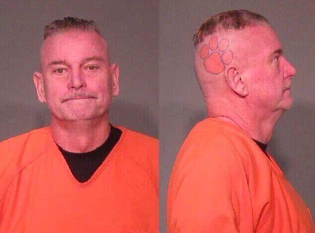 DrinkingTicket's tweet photo. The great part about being a Clemson fan is your prison uniform also shows your school spirit! #ClemsonHateWeek http://t.co/UCMwBaNIYb