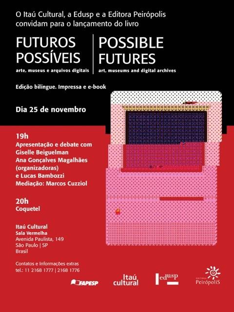 Uma importante obra que discute arte digital e processos de digitalização de acervos! 25/11 no <a href="/itaucultural/">Itaú Cultural</a>