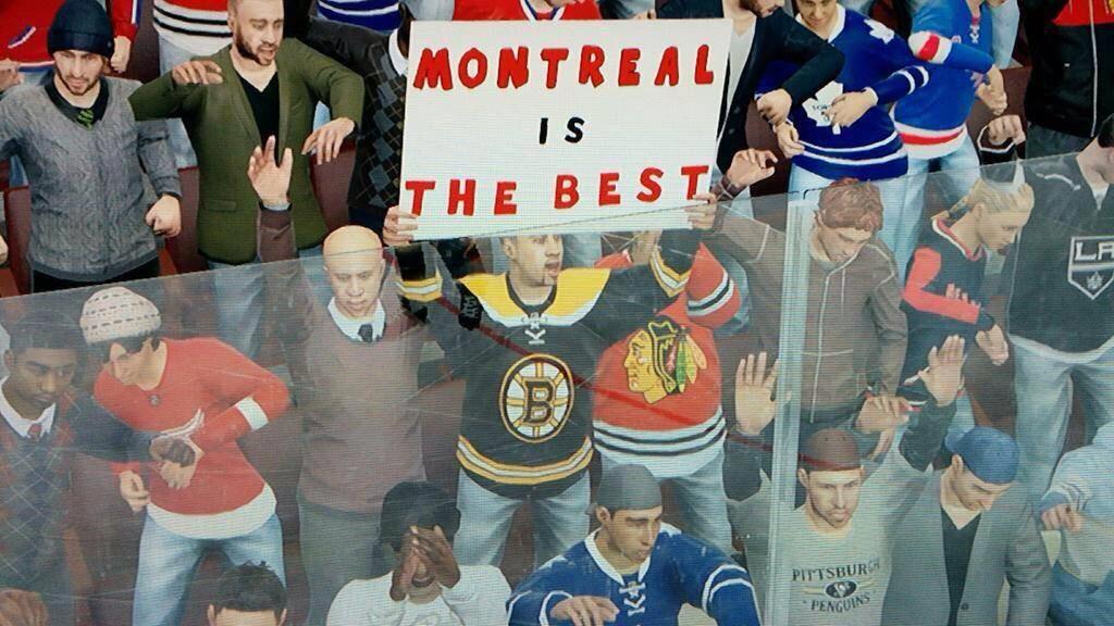 jonhopkins369's tweet photo. @CanadiensMTL the NHL 15 Boston fans know who the best is #GoHabsGo #Habs #TheBest http://t.co/4m5yt73W2I
