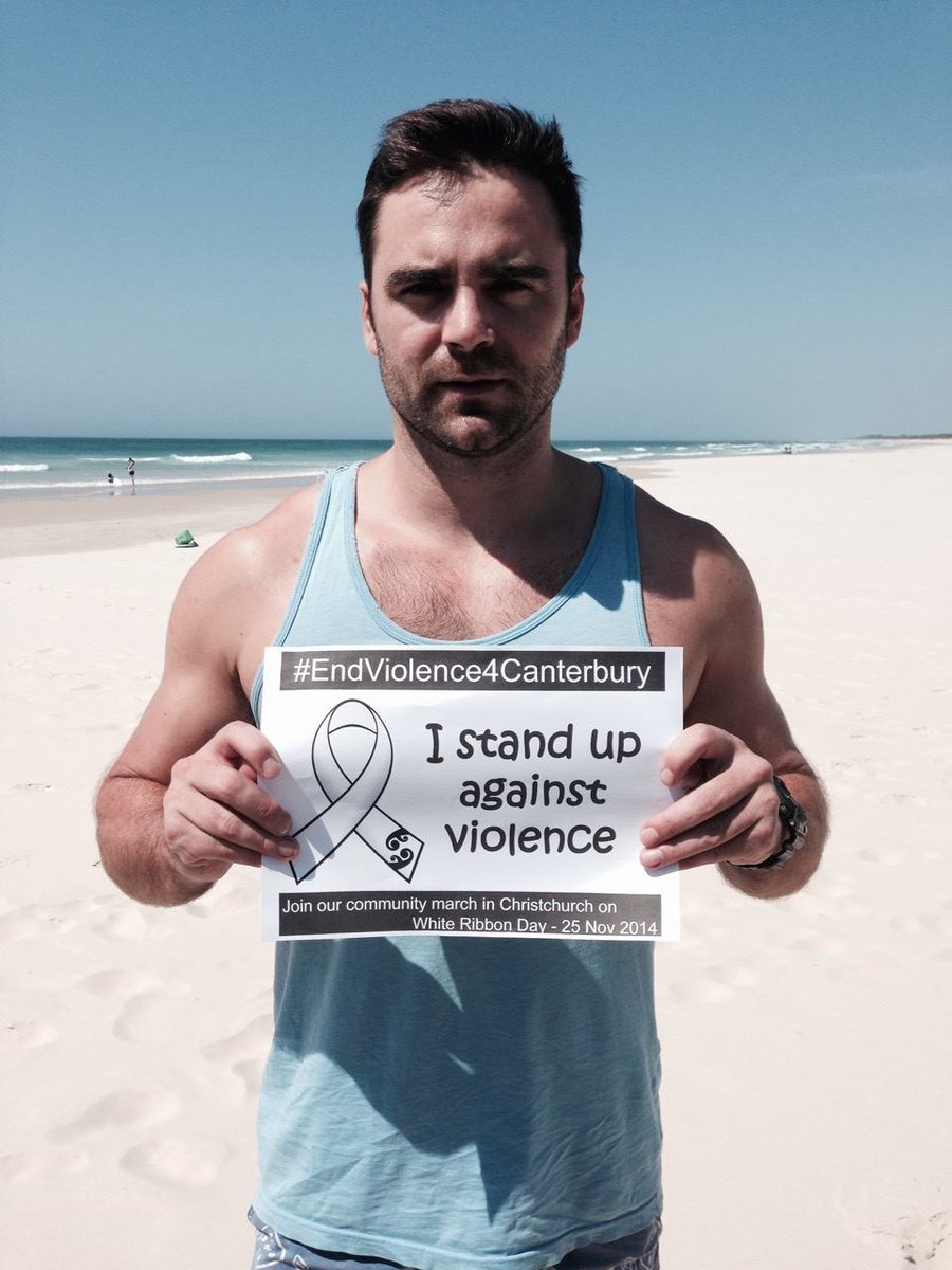 SUNDAY actor Dustin Clare is an ambassador for White Ribbon, we are supporting <a href="/WhiteRibbonNZ/">White Ribbon NZ</a>, for #WhiteRibbonDay