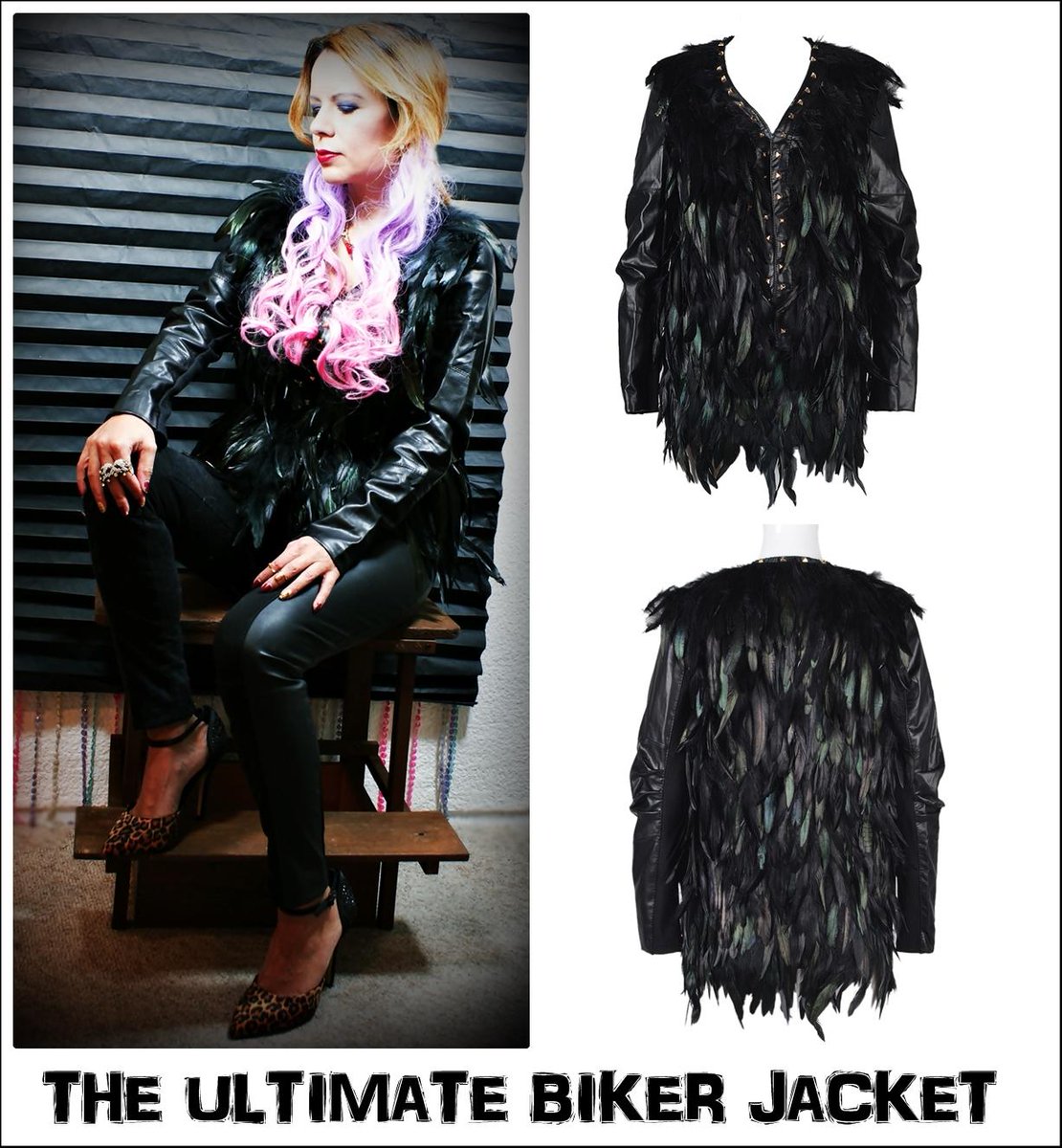 candyjournalist's tweet photo. How to #GlamRock Style #BikerJacket #FeatherJacket @choiescloth #wheretobuy #FashionBlogger
http://t.co/eV722Aoet9 http://t.co/mS8fjsXjLV