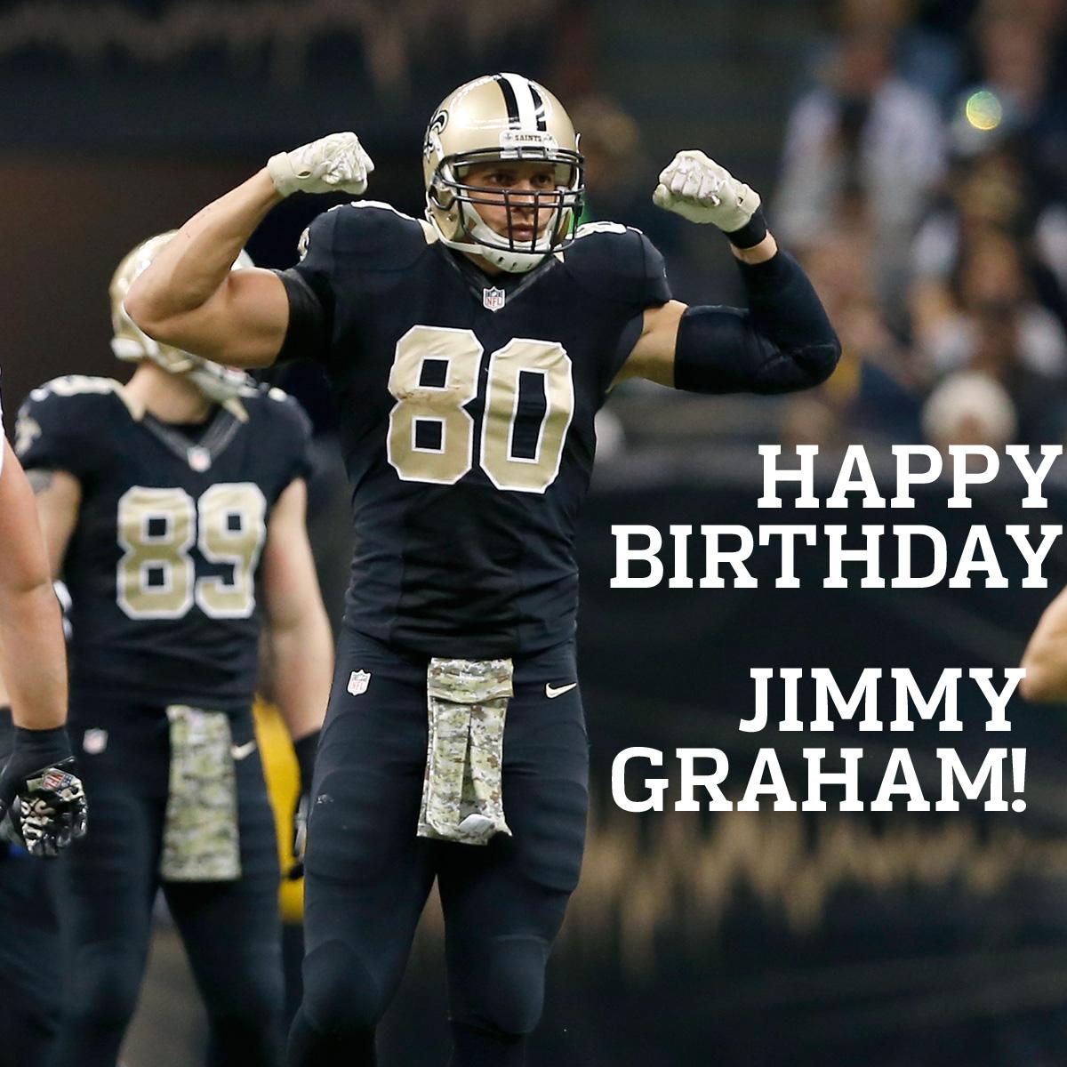 While you wait for (more) football...

to wish TE Jimmy Graham a Happy Birthday! 