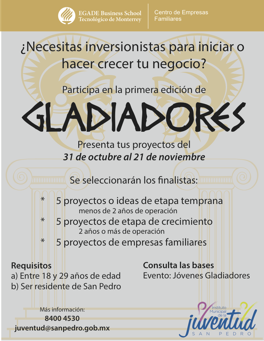 InfoAjem's tweet image. #Viernes 28 de noviembre, a partir de las 5:00 p.m. en el auditorio del #EGADEBusinessSchool #Monterrey #SanPedro