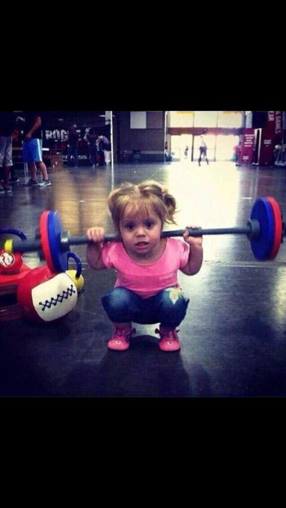 Freshman at the first day of weights like..