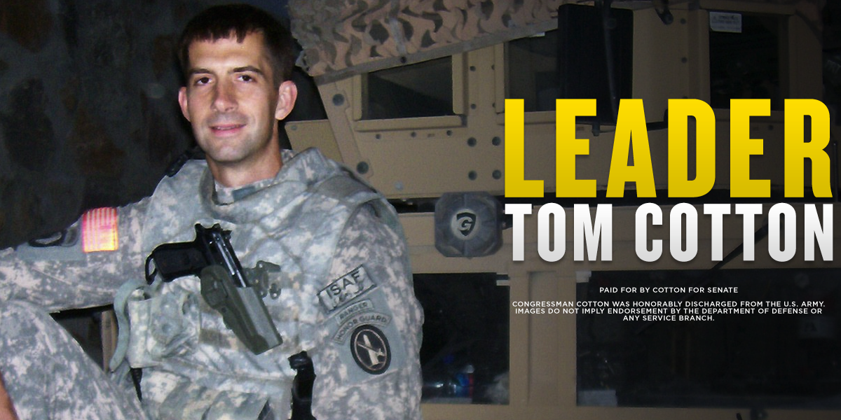 Tom Cotton On Twitter You Made It Clear You Want True Leadership In Washington Rt To Support Arkansas S Newest U S Senator Staff Http T Co Uooowajkxp Twitter