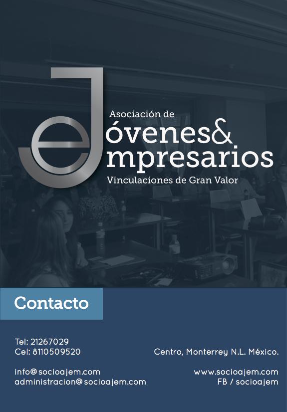 InfoAjem's tweet image. La "Asociación de Jóvenes Empresarios" los invita a formar parte en este #2015 al adquirir nuestras #membresías #MTY