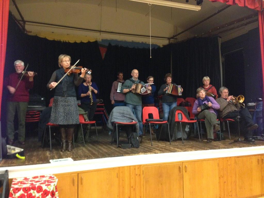 GWMorrisDance's tweet photo. 10 of the 12 musicians we have in our band at practice tonight. And playing beautifully as always. http://t.co/mQZXWkqDd6