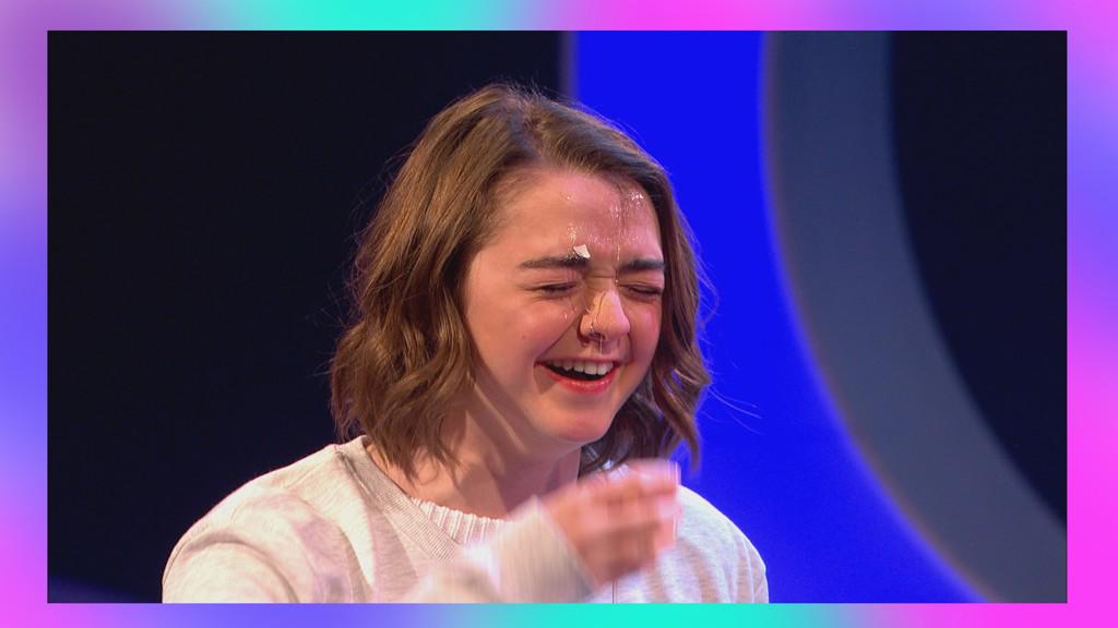 BBCSweat's tweet photo. See what's getting @Maisie_Williams eggy on Wednesday at 10pm @bbcthree It's eggcellent. #sweat #eggpuns #eggfun http://t.co/Yq7GuNocAF