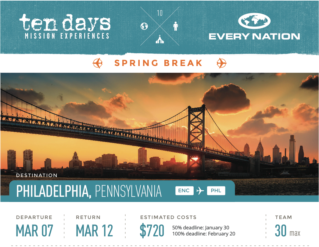 tendaysmissions's tweet photo. #TDSB trip to @ENCMphilly is here! First 25 students to build their full team will go to @CampusHarvest for free. http://t.co/HeAVpoFdEn