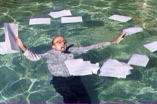 Moi quand on me demande "ça va les cours ?" :