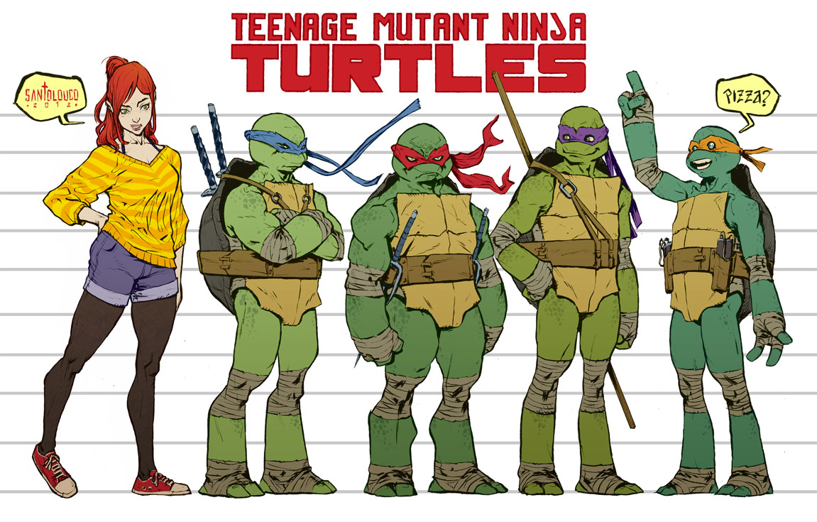 Teenage Mutant Ninja Turtles height \u0026 physical structures model sheet  Nickelodeon, 2014 http://t.co/ESpEK71WOZ, image size:1151x735
