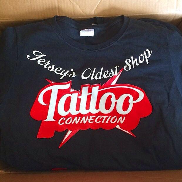 PrintBandit's tweet photo. Two color prints for #TattooConnection in #NJ  DM us here or email for inquiries info@theprintbandit.com. http://t.co/Q6kVJ3CZwL
