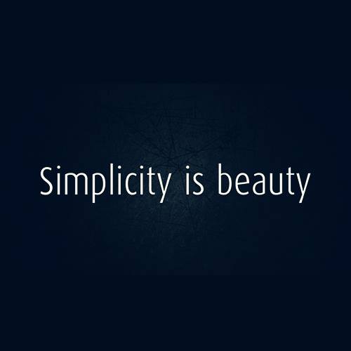 One Of The Pillar of Success is #simplicity