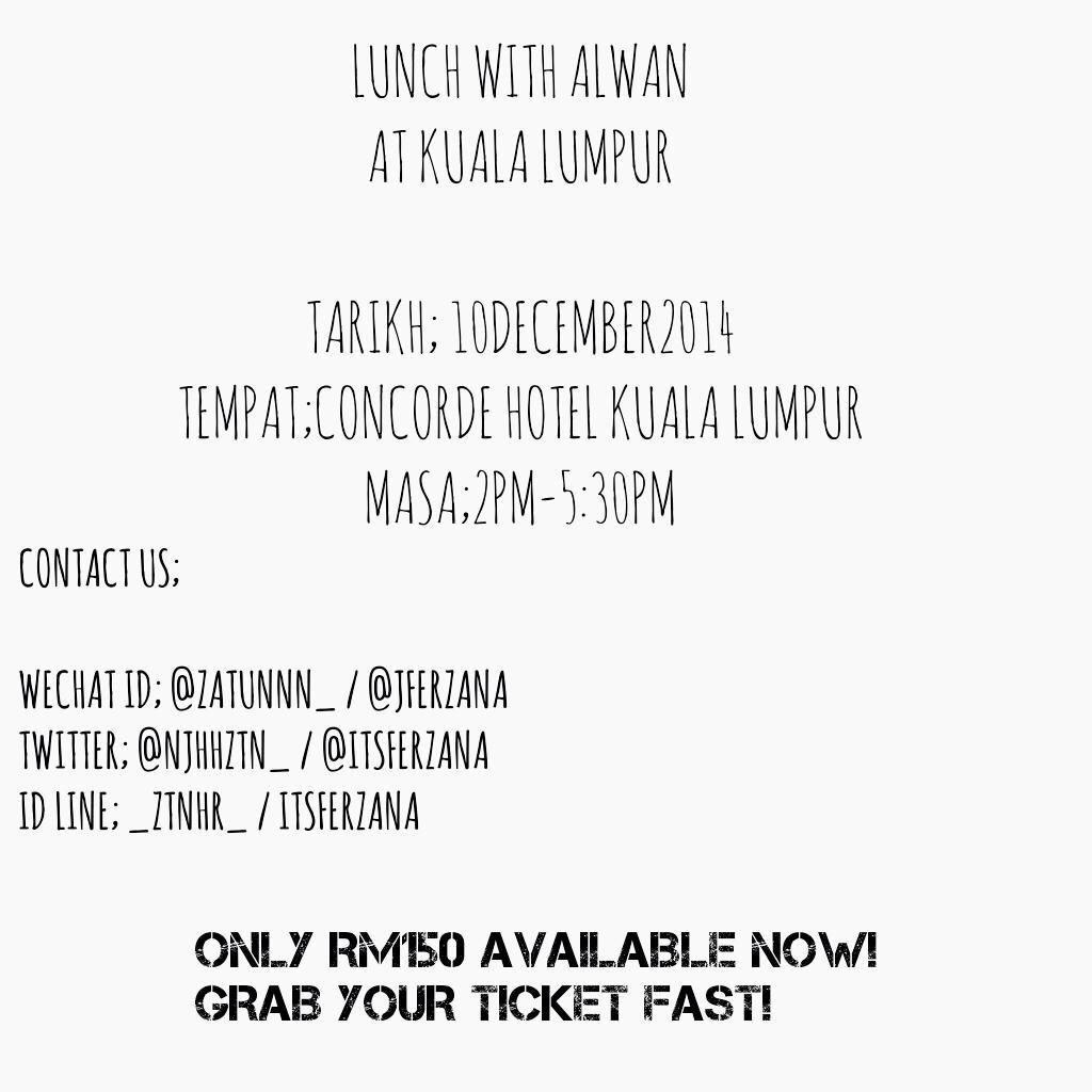 Saya tak sabar nak jumpa awak semua!!cmonnn. @njhhztn_ @ItsFerzana