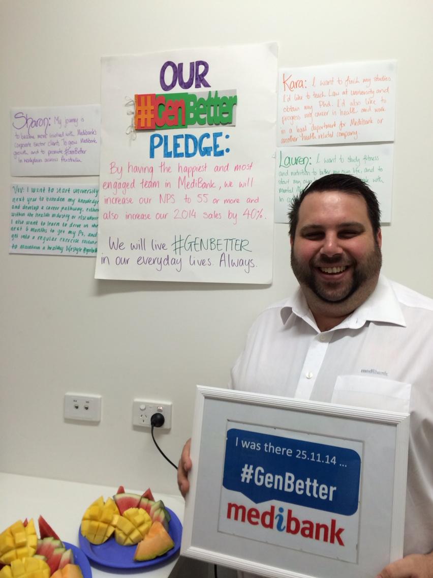 PeterKocmar's tweet photo. What an amazing achievement by Medibank. Proud to be part of the company leading a #genbetter http://t.co/aAI7cCDagP