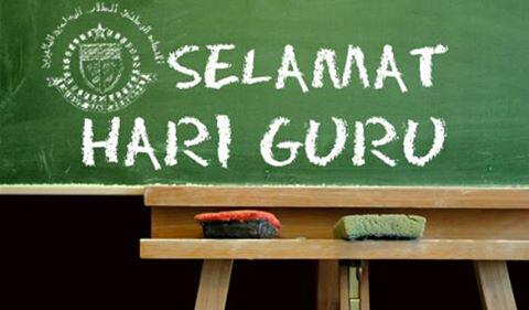 Selamat pagi &amp; selamat hari guru...