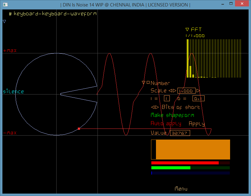 al_dinja's tweet image. number 32767 gives the pacman shapeform. number 16383 makes him open his mouth wider #Number #DIN14 #soon #synth