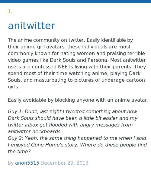 Anime Girl Urban Dictionary