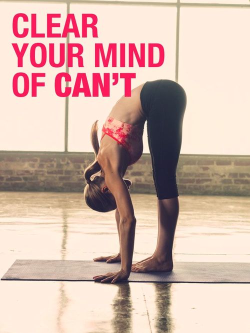 FitnessIife's tweet image. Clear your mind of can't