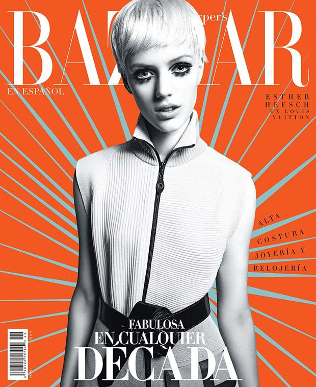 frontpageissue's tweet photo. #EstherHeesch is featured in mod-inspired look for @HarpersBazaarmx Nov.2014 by ph.#XeviMuntane &amp; stylist @ElisaNalin http://t.co/dgfJPsGpXS