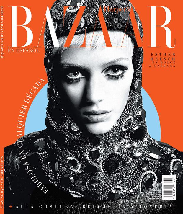 frontpageissue's tweet photo. #EstherHeesch is featured in mod-inspired look for @HarpersBazaarmx Nov.2014 by ph.#XeviMuntane &amp; stylist @ElisaNalin http://t.co/dgfJPsGpXS