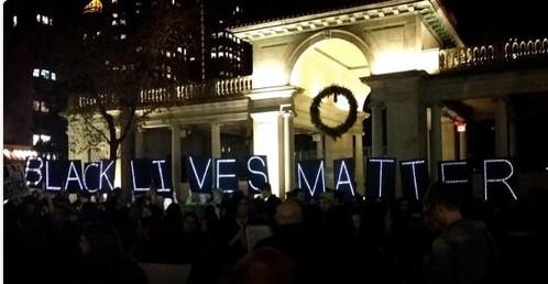 NicholsUprising's tweet photo. More truth than will be found in media frenzy. This simple declaration from NYC to #Ferguson: "Black Lives Matter." http://t.co/dIVNxCTr4Y