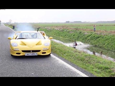autolizer's tweet image. Dragged behind a #FerrariF50 ! Wakeboarding #YouTubeCollaboration #JorgeGill #Facebook... cars.trendolizer.com/2014/11/dragge…