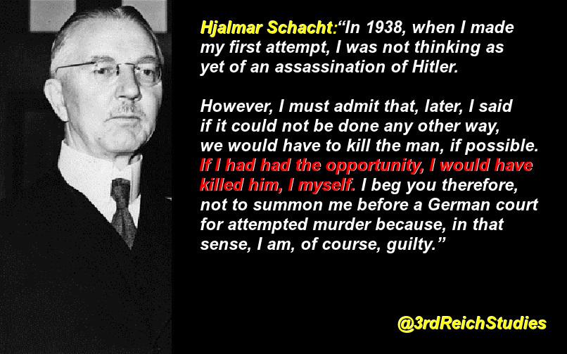 A striking study of Hjalmar Schacht, one of the acquitted Nazi