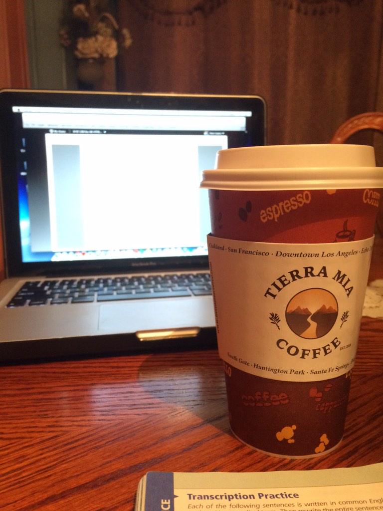 _AyooJosee's tweet photo. Gas tank filled, check. Coffee, check. Homework, well I'm working on it.. http://t.co/eGwvq1IcBN