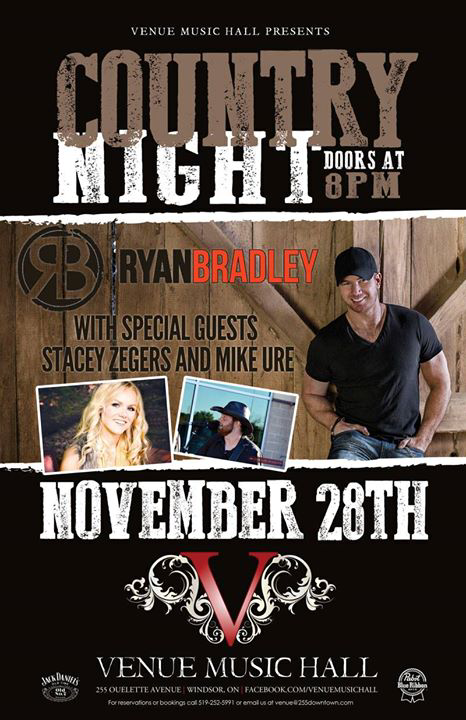 Venue255's tweet photo. #DowntownWindsor This Friday Night!@rbradleymusic wsg @staceyzegers and @TheMikeUreBand @venue255 #LiveAtVenue http://t.co/VAUw8IBzEW