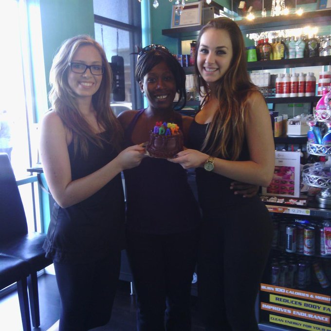 My Tan Spa staff to be part of my birthday. Thank you so much ladies. :) http://t.co/6MKuUqZrfu<a href="/tag/mirrorselfie"class="tags"><span>#mirrorselfie</span></a><a href="/tag/mirrormonday"class="tags"><span>#mirrormonday</span></a>