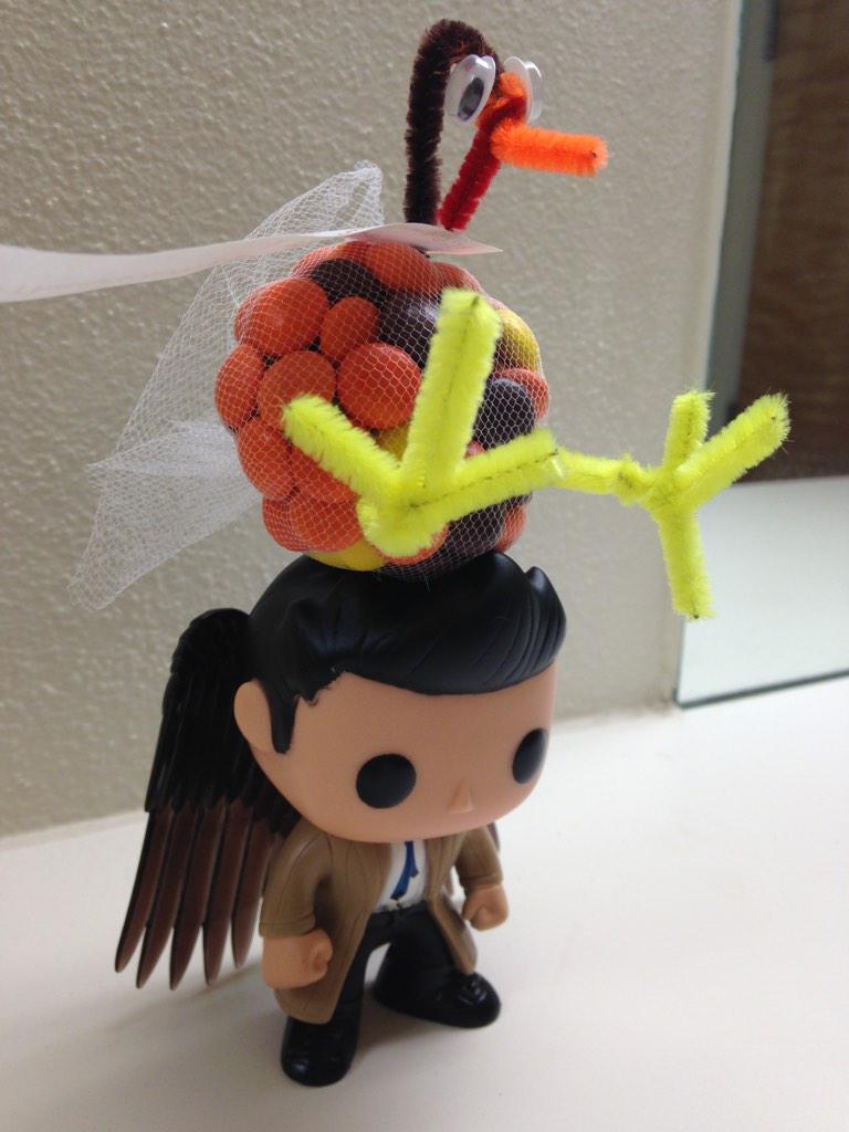 Angela_H_7's tweet photo. Happy Casgiving! @mishacollins http://t.co/TFF2leYekY