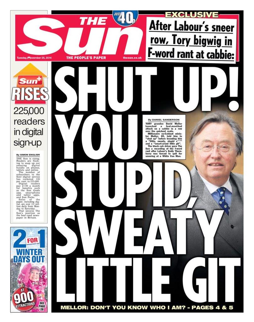 DanSanderson80's tweet image. Shut Up! You Stupid, Sweaty Little Git.