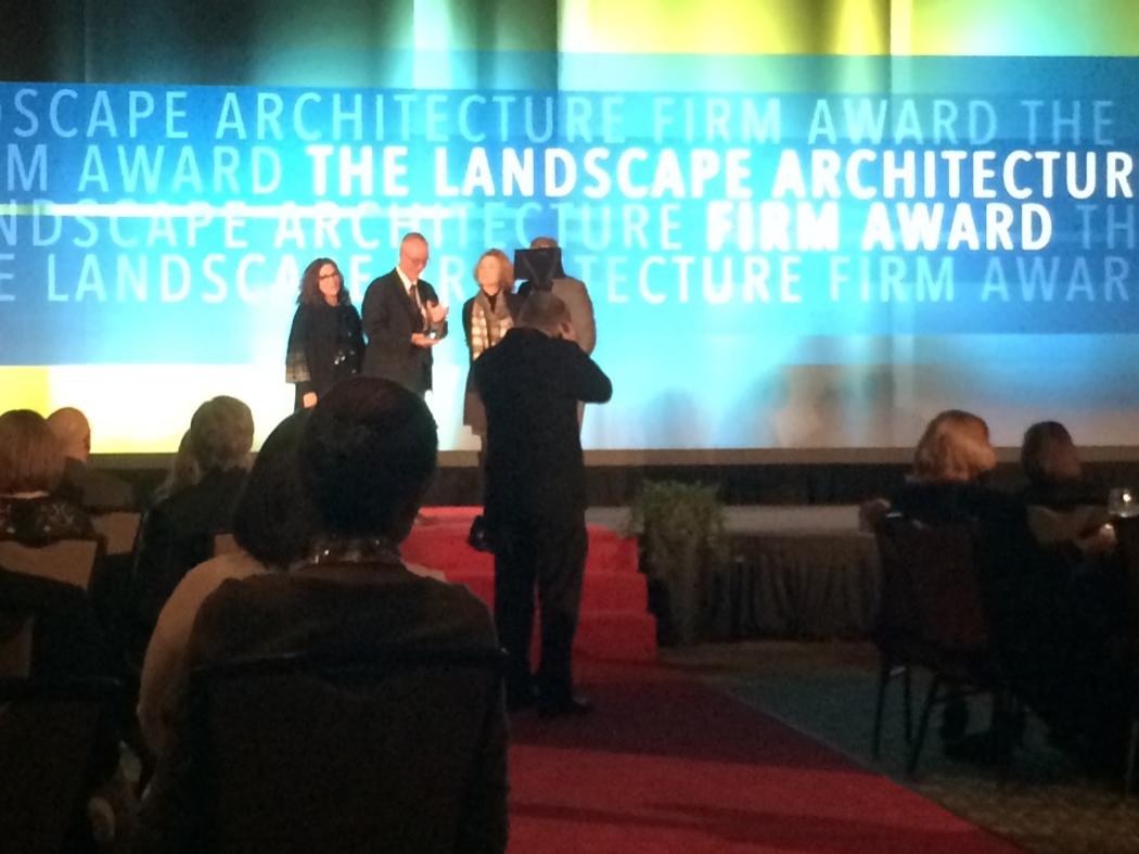American Society of Landscape Architects (@nationalasla) on Twitter photo Landscape Architecture Firm Award presented to Oehme, van Sweden <a href="/ASLAMeeting/">ASLA Annual Meeting</a> #ASLA2014 #Denver #ovs Landscape Architecture Firm Award presented to Oehme, van Sweden <a href="/ASLAMeeting/">ASLA Annual Meeting</a> #ASLA2014 #Denver #ovs